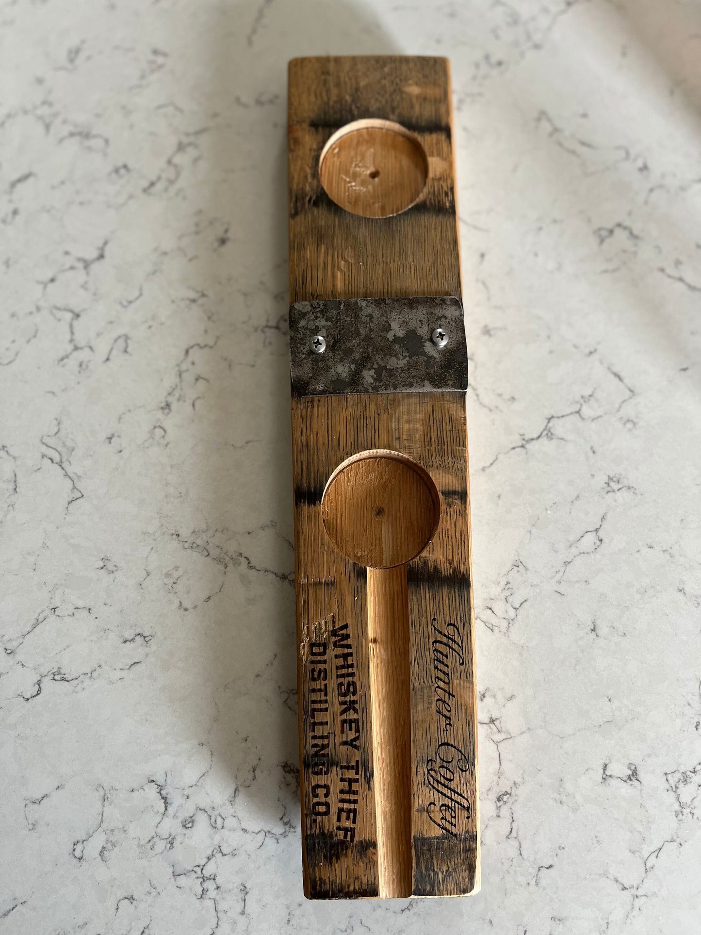 Bourbon Barrel Stave Cigar Glencairn Glass Holder